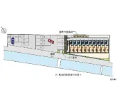 ★手数料０円★福山市御幸町中津原　月極駐車場（LP）